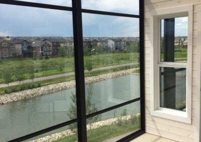 Aluminum Pergola Patio Cover with Glass Room in Calgary